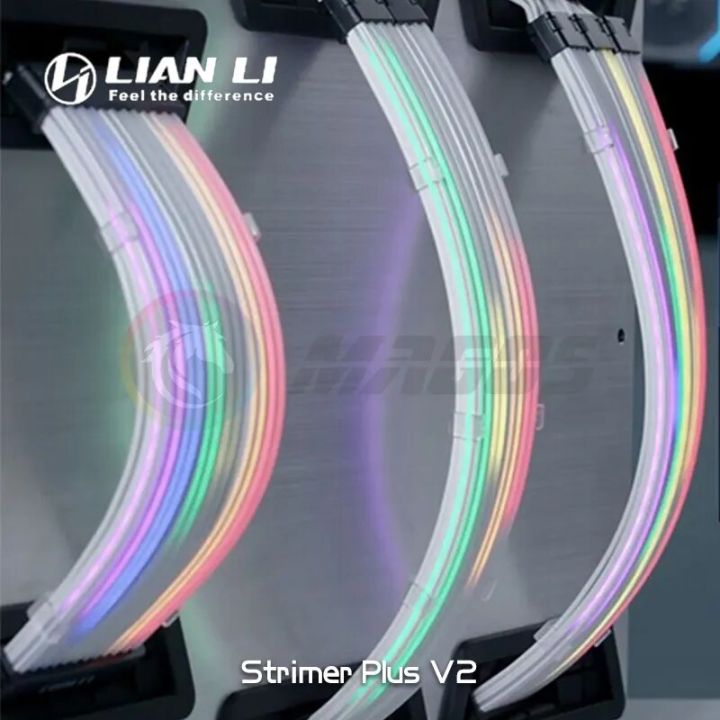 Lian%20Li%20Strimer%20Plus%20V2%20Neon%20PSU%20Extension%20Cable%20ARGB%20ATX%2024Pin%20GPU%208PinX2%20Triple%208Pin%20Detachable%20Soft%20Silicone%20Removable%20-%20Image%206