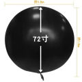【Buried Buzie】48/72/96/120 Inch Latex Giant Balloon Round Big Balloon for Party Funny Game Hot Ballons Weather Balloo A Large Balloon. 