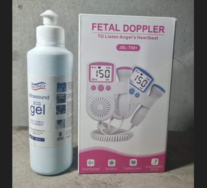 Doppler Fetal Rate Monitor Baby Fetal Sound Heart Detector LCD Display ...