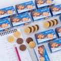6pcs/set Eraser cute cartoon biscuit shape creative learning stationery children primary school supplies prizes school gift. 