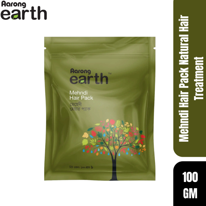 Aarong Earth Mehndi Hair Pack Natural Hair Treatment 100 Gm
