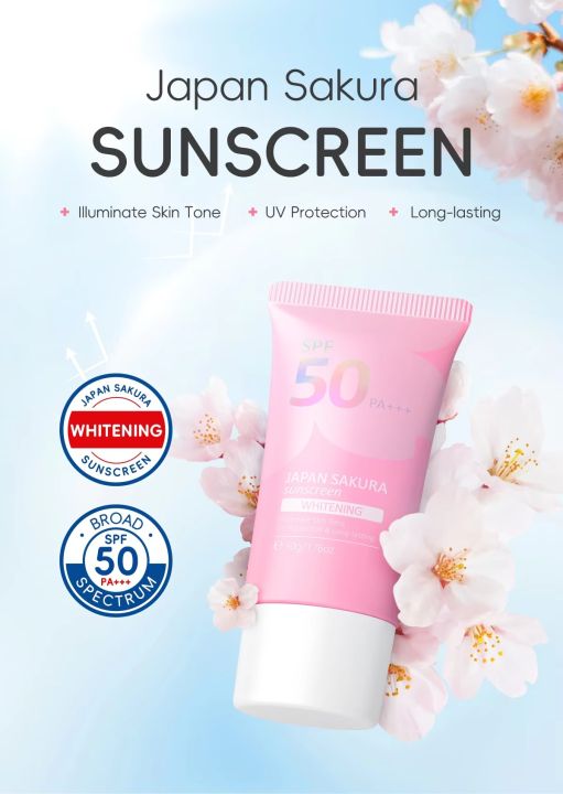 LAIKOU%20Japan%20Sakura%20sunscreen%20cream%20spf%2050PA+++%20waterproof%20sun%20block-%2050g%20-%20Image%202