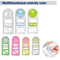 Rotatable Fast Drawing Template Ruler Art Design Construction Architect Stereo Geometry Ellipse Drafting Measuring Scale Ruler. 