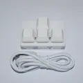 Mini mechanical keyboard, arrow keys, 4 keys, WASD up and down, left and right, usb wired red keyboard, custom shortcuts. 