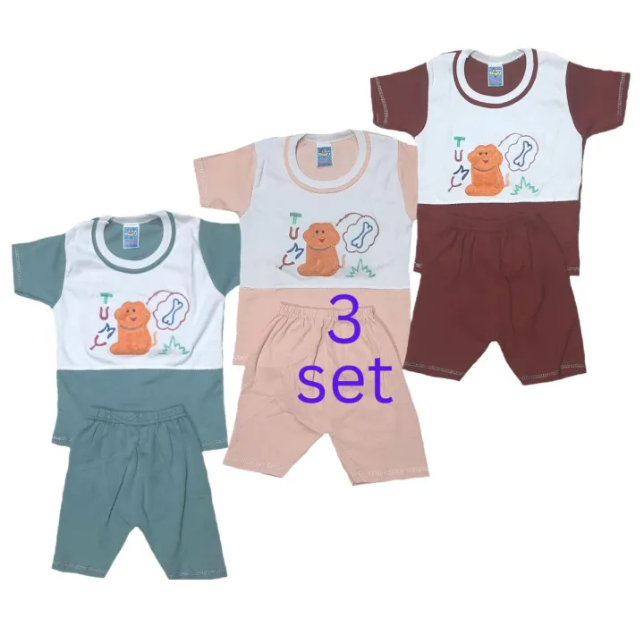 3%20pcs%20Kids%20Sleeve%20T-shirt%20Set%20-%20Image%202