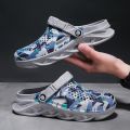 High Quality Clogs Men's Sports Slippers 2022 Summer Quick Drying Beach Sandals Black Red Thick Bottom Garden Flip Flop Man. 