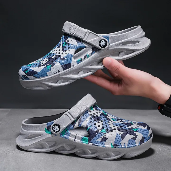 High%20Quality%20Clogs%20Men's%20Sports%20Slippers%202022%20Summer%20Quick%20Drying%20Beach%20Sandals%20Black%20Red%20Thick%20Bottom%20Garden%20Flip%20Flop%20Man%20-%20Image%203