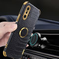 xprmy for Xiaomi Redmi K40 Gaming Phone Case Crocodile Leather Texture Electroplated Frame Camera Protection Soft TPU Shockproof Full Protection Back Cover.