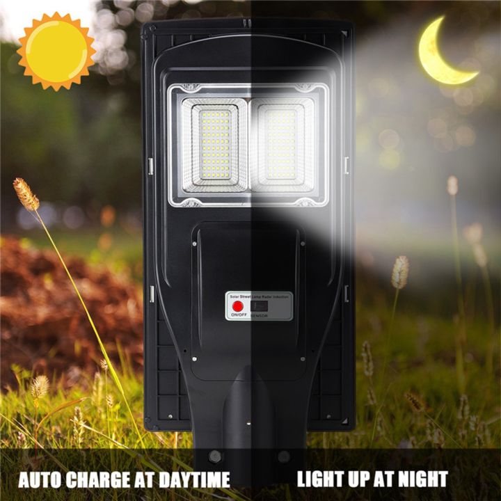 Home%20Office%20%C2%B780W%20120%20LED%202835%20SMD%20Solar%20ST%60r%60e%60et%20Light%20Wall%20Lamp%20Motion%20Sensor%20Waterproof%20Light%20Control%20+%20Radar%20Sensor%20+%20Remote%20Control%20White%20Outdoor%20Garden%20-%20Image%203