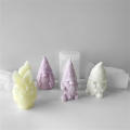 Dwarf Candle Mould Decorative Easy to use Versatile Clover Faceless Old Man Silicone Mould Flexible DIY Plaster Diffuser Stone Mould for Home decoration Arts and crafts DIY projects. 
