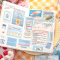 Mr. Paper Big Sticker Pack A Bite of Gummies Series Korean Cute Guka Sticker Handbook Material Decoration Stickers 4 Models.