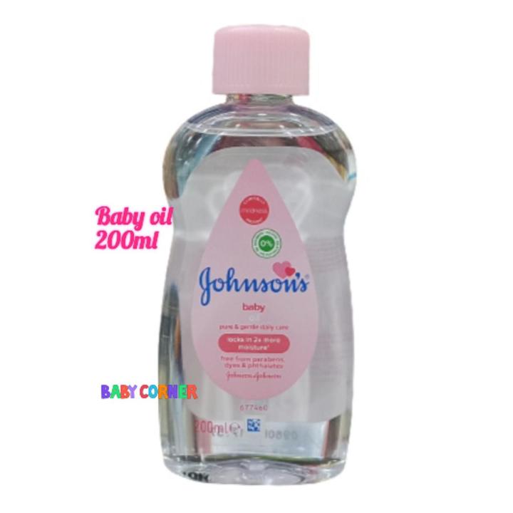 Johnson's Baby Oil 200 ml (Italy)