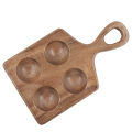 Wood Egg Holder Egg Organizer Rack Stackable Wooden Egg Storage Tray Wooden Egg Tray for Kitchen Restaurant Fridge Easy to Use.