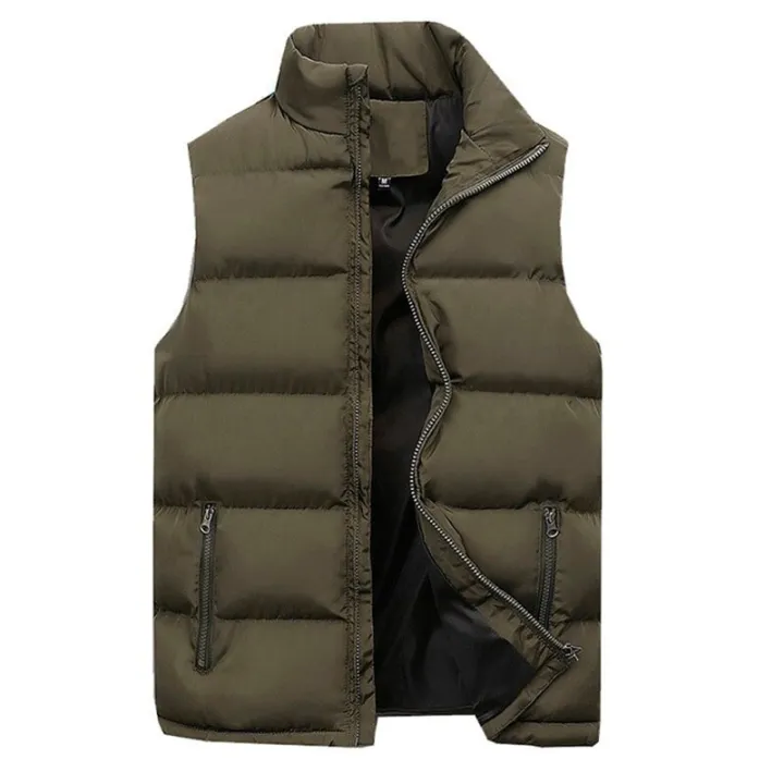 Zipper%20Solid%20Color%20Sleeveless%20Jackets%20For%20Men%20Winter%20Coat%20Waistcoat%20Body%20Warmer%20Vest%20Male%20Padded%20Workwear%20Casual%20Jackets%20Coat%20-%20Image%202