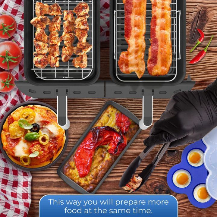 LKPCIGCXM%20Air%20Fryer%20Rack%20for%20Dual%20Basket,Air%20Fryer%20Accessory%20Multi-Layer%20Rack,for%20Ninja%20Foodi%20DZ201%20DZ40%20Double%20Basket%20Air%20Fryer%20-%20Image%206