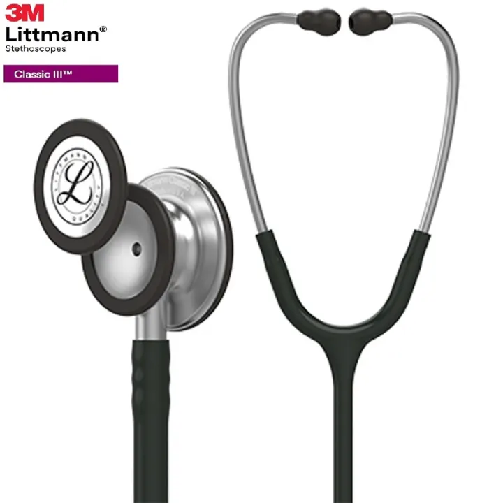 Littmann%20Classic%20III%20Chestpiece%20Monitoring%20Stethoscope,%20Black%20Tube%20Made%20In%20USA%20-%20Image%207
