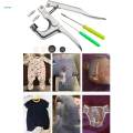 Hand Pressure Pliers Set Fastener Kit Handmade Snaps Installation Hand Tools Accessories Fastener Pliers Set for Prong Snap Buttons Beginner.