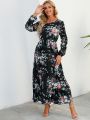 Summer Dress Women 2022 Floral Casual Long Dresses Maxi Dresses For Women Long Sleeve Elegant Evening Boho Beach Dress Bohemian. 