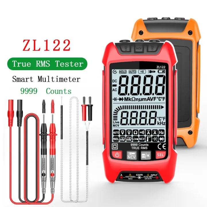 Digital Multimeter LCD Backlight Display Handheld Multimeter ...