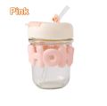Glass Cup High Beauty Water Cup Household Milk Cup Portable Double Drink Office Cup. 
