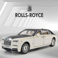 1:24 Rolls Royce Phantom Diecast Alloy Car Luxury Simulation Toy Vehicle Metal Car 6 Door Open Model Car Sound Light Toy For Gift - car toy. 