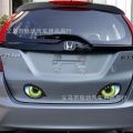 Car 3D Simulation Cat Eye Sticker Reflective Eye Mirror Sticker Simulation Cover Scratch. 
