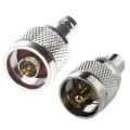 1Pcs N Type Male Jack To BNC Female Plug Straight Connector & 2Pcs RF Coaxial Coax Adapter BNC Female To UHF Male PL259. 