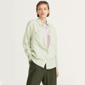 Green Lyocell Long Sleeve Shirt for Women (CT-22). 