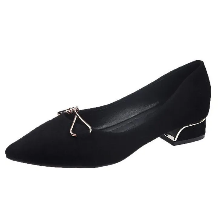 Chunky%20heel%20pointed-toe%20shoes%202024%20Summer%20New%20Fairy%20Wanwan%20Lei%20Style%20Gentle%20Mid%20Heel%20Fairy%20Lady%20Black%20High%20Heels%20-%20Image%203