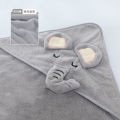 In Stock Children's Bags Quilt Bathrobe Baby Swaddling Quilt Super Strong Absorbent Coral Fleece Baby's Bath Towel Cloak Hooded Towel Blanket. 