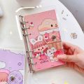 FMAAG Thickened Cute Journal Book Diary Notepad School Supplies Transparent Cover Binder Schedule Book Cartoon Spiral Notebook Agenda Planner Coil Notebook.