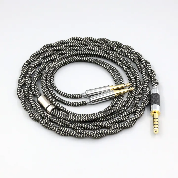 2%20Core%202.8mm%20Litz%20OFC%20Earphone%20Shield%20Braid%20Sleeve%20Cable%20For%20Hifiman%20Sundara%20Ananda%20HE1000se%20V2%20HE6se%20he400se%20Arya%20XS%20LN008063%20-%20Image%202