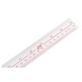 40cm 16 Inches Length Measure Clear Plastic Straight Edge Ruler.