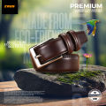 Zays Men’s Leather Belt – Premium Full-Grain Cowhide, Handmade in Bangladesh, Adjustable Fit, Rust-Proof & Nickel Free Buckle, Luxury Box Included, Ideal for Office, Casual, Traditional Wear, Wedding, Valentine, Events & Long-Term Daily Use. 