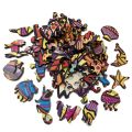 Fox Wooden Puzzle, Irregular Animal-shaped Wooden Puzzle With High Difficulty And Intellectual Toy, Birthday, Holiday, Gifts. 