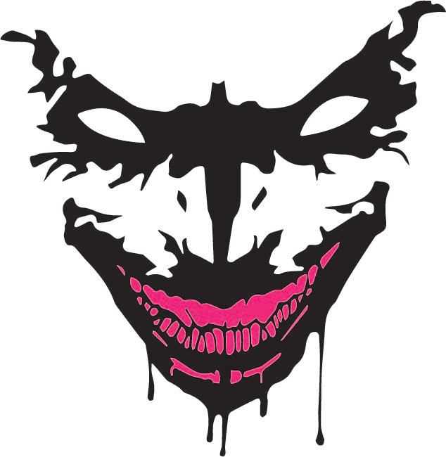 Ghost Headlight Stiker For Bike (8.5*7.5inch)