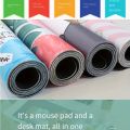 1pc Computer Function Shortcut Key Mouse Pad, Non-slip Mouse Pad, Large Thickened Keyboard Table Mat, 30*80*2cm/11.8*31.5*0.78in.