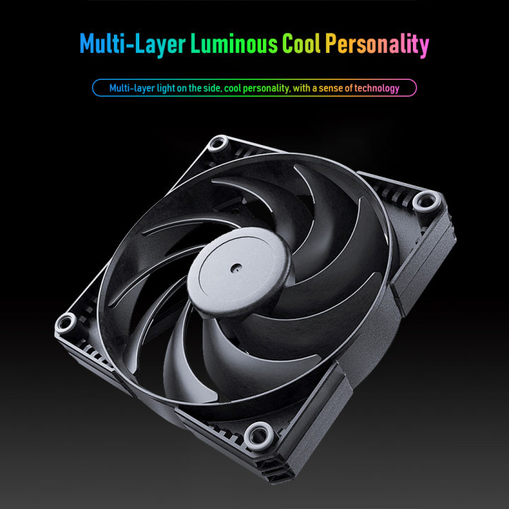120/140mm Cooling Fan PC Case Fan 4-Pin PWM Cooling Fan Silent with Hydraulic Bearing for Radiator CPU Cooler Computer Case