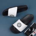 Indispensable-Quality Black And White Color KIN PETROLEUM Lightweight Slide Slipper For Men S27.