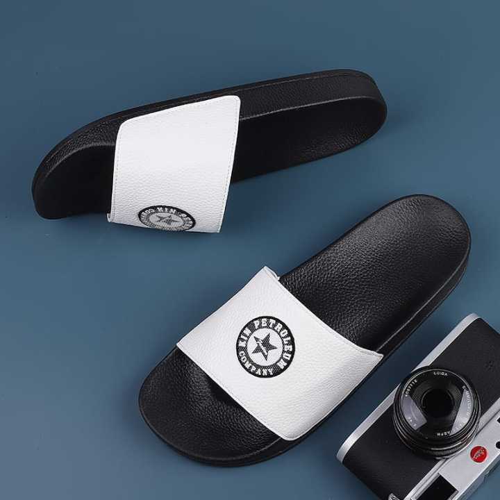Indispensable-Quality%20Black%20And%20White%20Color%20KIN%20PETROLEUM%20Lightweight%20Slide%20Slipper%20For%20Men%20S27%20-%20Image%205