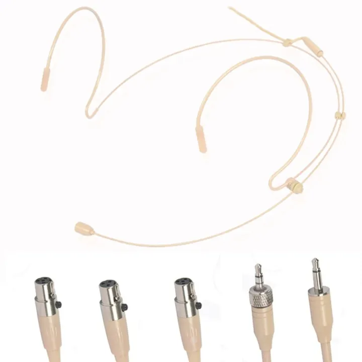 Headworn Microphone - Single Earhook Omnidirectional Mic With 3.5mm Lock