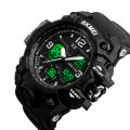 【beauty code store】SKMEI Sport Digital Chronograph Display Alarm Waterproof EL Light Watch For Men.