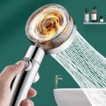 High Pressure Shower Head Water Saving Flow 360 Degrees Rotating with Fan Extension Showerhead Spray Nozzle Bathroom Accessories. 
