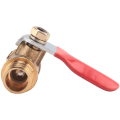 Male to Female M/F Thread 1/2 inch Full Port Brass Water Ball Valve & 10mm x 1/4 Inch PT Male Thread Brass Ball Valve.