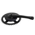 Bicycle Crank Set Single Speed 44T Crankset Aluminum Alloy 170mm Crank Cycling Replacement Parts. 