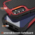 lthmy for Samsung Galaxy A14 5G Phone Case Heavy Duty Hybrid 2 in 1 Hard PC Soft TPU Shockproof Case.