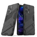 PlusCase for Xiaomi Redmi Note 12 Pro+ Plus 5G Stand Shockproof Phone Case Lens Camera Protection Armor Hard Casing. 
