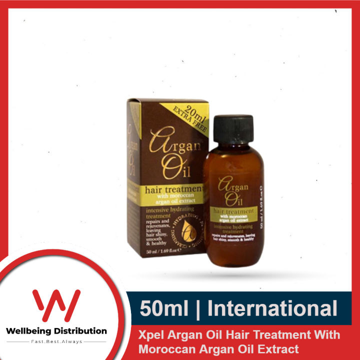 Xpel Argan Oil 50ml Hair Treatment With Moroccan Argan Oil Extract