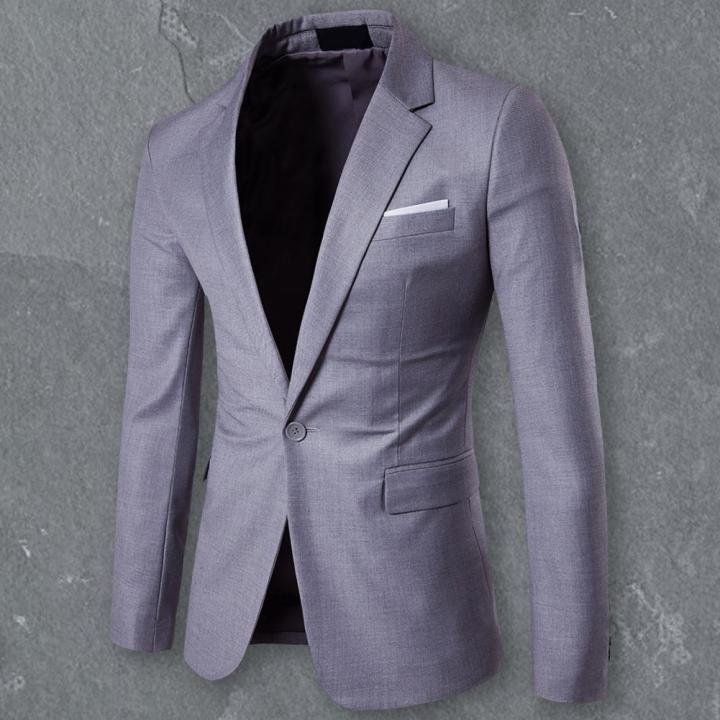 Simple%20Casual%20Blazer%20Comfy%20Suit%20Jacket%20Lapel%20Slim-fitting%20Pure%20Color%20Blazer%20Slim%20-%20Image%206
