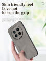 Lenuo For Realme GT5 Pro Sheepskin Leather Shockproof Case Luxury Matte Back Cover. 